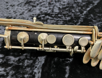 Photo 1959 Vintage Buffet Crampon Paris Grenadilla Wood Bass Clarinet - Serial # 20261